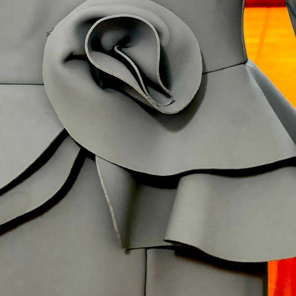 Chiara Boni La Petite Robe Light dusky blue gown - Picture 6 of 16